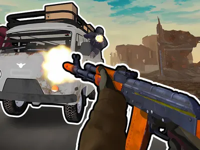 Road Chase: Shooter Realistic Guns